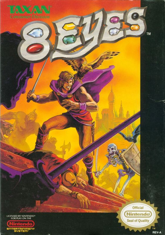 8 Eyes box art for Famicom
